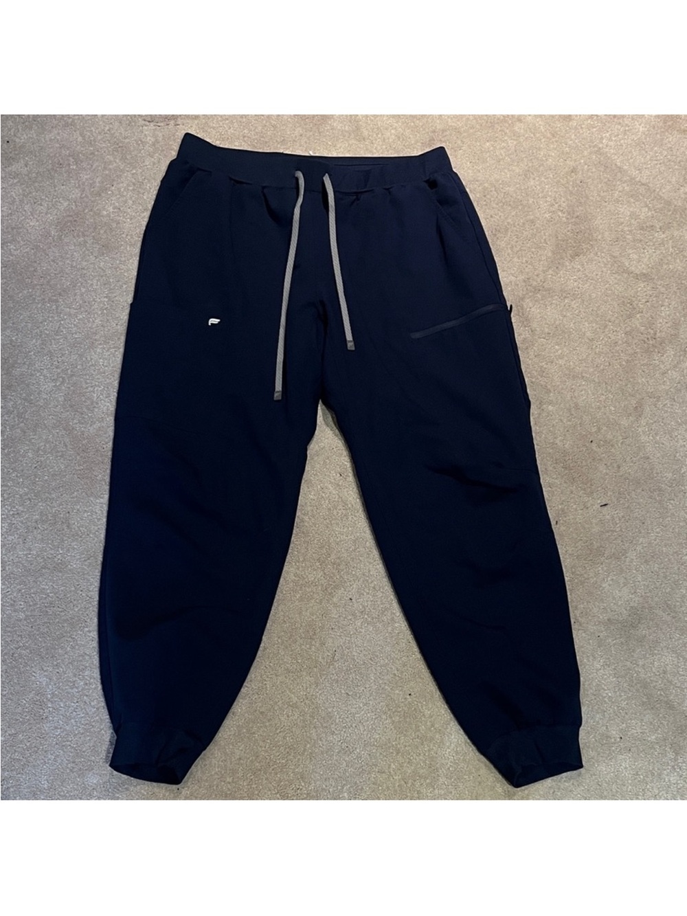 Fabletics women's Navy Drawstring Jogger scrub Pants